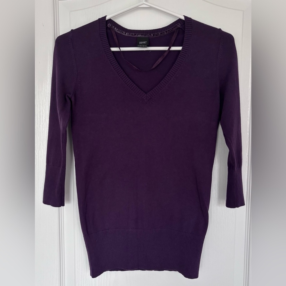 Esprit Purple Knit Top